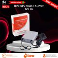 Mini Ups Power Supply Outdoor CCTV 12V 2A Built-in Battery Working System (code:4050). 