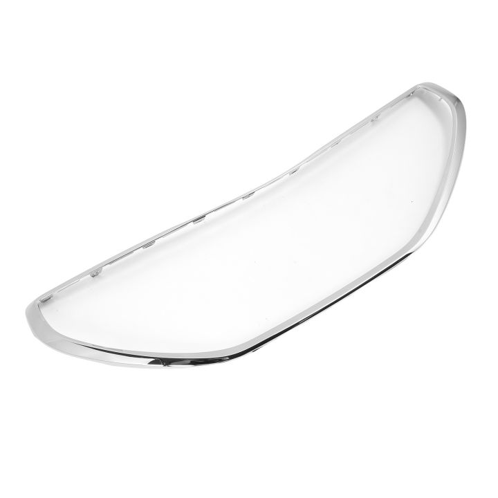 6pièce Chrome Bumper Grille Accents de Trim pour s'adapter