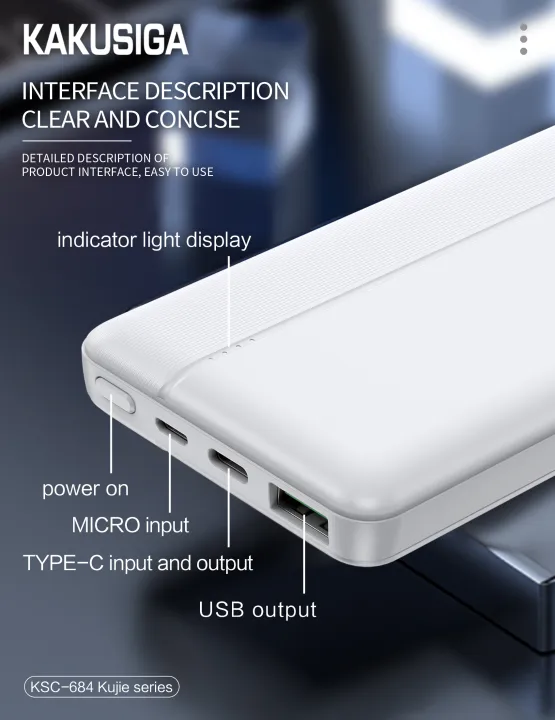 KAKU%20PD20W+QC3.0%20fast%20charging%20power%20bank%20KAKUSIGA%2010000mAh%20Portable%20Power%20bank%20-%20Image%203