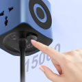 LDNIO SC3319 Power Strip Cube with 3 Universal Outlets and 2 USB C + 1 USB Port 65W PD Fast Charging – 2M Power Cord Extension Socket. 