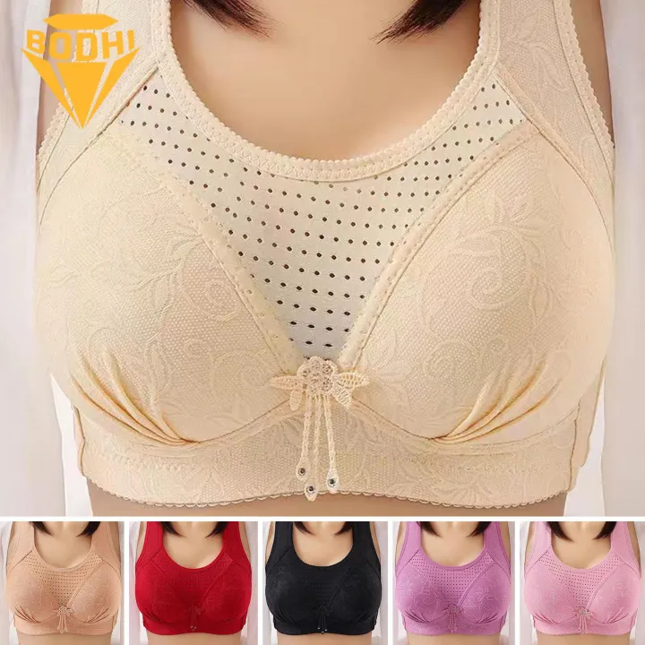 Comfortable Women Bra Stylish Comfortable Women's Jacquard Hollow Sport Bra with Beauty Back Wire Free Push-up Full Cup Perfect for Active Lifestyle Women Bra