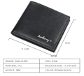 Pu Leather Men Short Wallet - Wallets For Men Leather - Boys Wallets Branded Leather. 