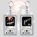 Popular Tokio Hotel Music Keychains for Women Man Accessories Bag Tom Bill Kaulitz Song Playlist Code Keying Jewelry Fans Gifts. 