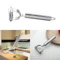 Stainless Steel Fruit Vegetable Peeler Planer Cutter Grater Kitchen Gadgets Silver. 