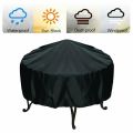 Duty Grill Rain Protective Outdoor Barbecue Cover Round Weather Resistant Cover Rainproof Dustproof UV Protector Outdoor. 