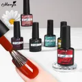 Monja 8ml Pure Color UV LED Nail Gel Varnish Soak-off Nail Art Gel Varnish DIY Painting Manicure Beauty Tools. 