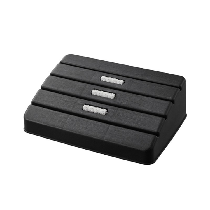 Foot Rest for Under Desk At Work Foot Resting Stool with Rollers Massage Foot Stool Under Desk for Home Office Toilet Easy to Use A