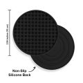 Round Coaster Cup Mats Coffee Drinks Silicone Cup Holder Thickened Non-slip Heat Thickened Pads Kitchen Table Accessories Fengshi. 