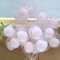 Transparent Bobo Bubble Balloons for LED Light Up Balloons Wedding Birthday Party Decoration Clear Helium Balloon Transparent Helium Balloons Adult Kids Favor Toy Globes. 