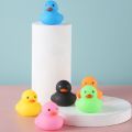 Baby Bath Toys Cute Little Yellow Duck Bath Toys Bathroom Bath Swimming Water Toy Soft Floating Rubber Duck Squeeze Sound Toy. 