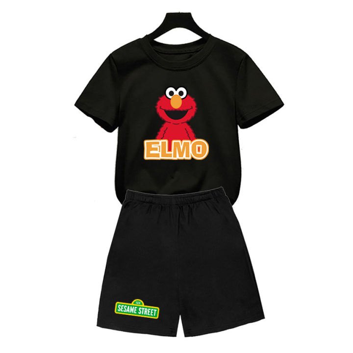 Kids%20Tops%20polyester%20quick%20dry%20Sesame%20Street%20COOKIE%20MONSTER%20Design%20T%20Shirt%20Children's%20Set%20Girls%20Cartoon%20Boys%20Print%20T%20shirt%20Baby%20-%20Image%202