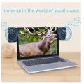Laptop Speakers Clip On External Usb Powered Small Mini Wired Portable Stereo Multimedia Sound Laptop Speakers With Microphone. 