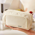 Four Color Large Capacity Pencil Bag Aesthetic School Cases Girl Korean Stationery Holder Bag Children Pen Cases. 