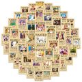 New specials 10/30/50pcs Anime One Piece Wanted Posters Stickers for Kids DIY Phone Laptop Car Wall Waterproof Cool Luffy Zoro Sticker Toys. 
