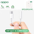 Original Type C To 3 5 Mm Jack Oppo Usb C 3.5mm Audio Adapter Headphone Jack Cable Find X5 Realme X50 Gt 2t Adaptador For Vivo. 
