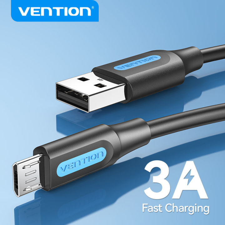 Vention Micro USB Cord Fast Charging Data Transfer Cable for Samsung S7 Xiaomi Redmi Note 5 Pro Realme Android Mobile Phone Micro Charger Cable