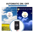 2 Piece Dusk to Dawn Sensor Black Plastic Photocell Light Sensor for Outdoor Lighting 120-277V Photoelectric Switch. 