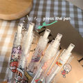 0.5mm Gel Pen High Capacity Ink Liquid-ink Gel Pen Ins Korean Colorful Pen Back To School Student Scrapbook Journal Pen. 