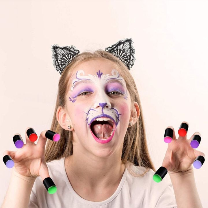 10pcs%20Sponge%20Finger%20Daubers%20Foam%20Painting%20Ink%20Pad%20Stamping%20Brush%20Scrapbooking%20Drawing%20Painting%20Art%20Crafts%20-%20Image%202