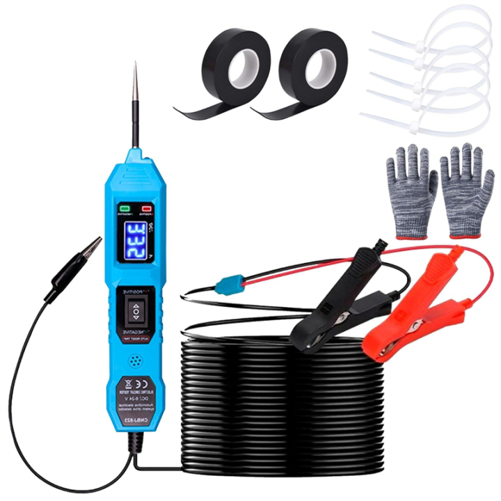 Nullmul Power Circuit Probe Tester 6V-24V DC Test Light Car Fuse Test ...