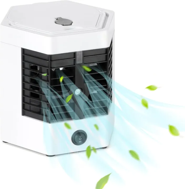 Fifth Generation Desk Evaporative Air Cooler Portable Cooling Fan With Handle Air Conditioning Fan Evaporative Air Cooler