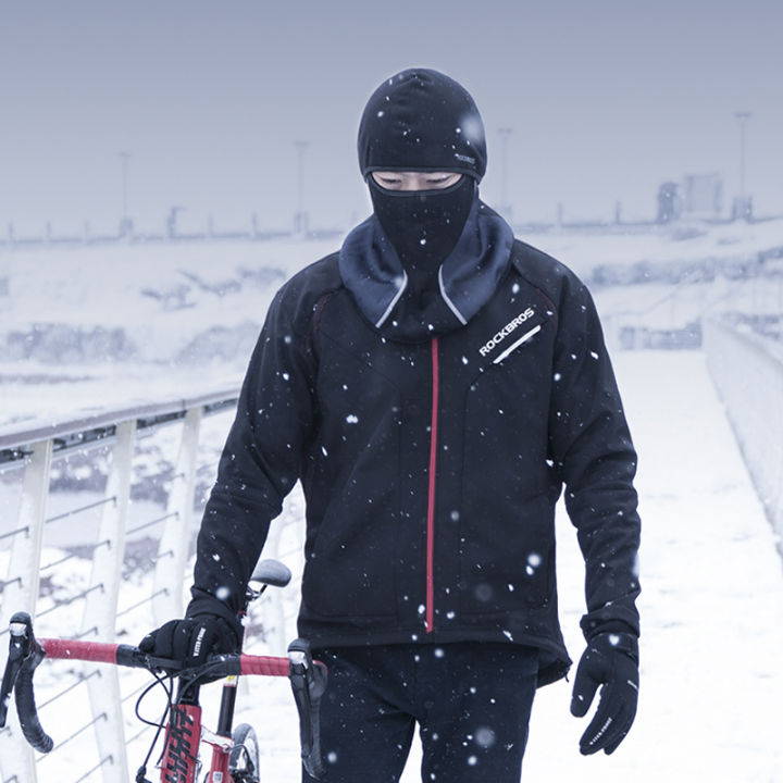 ROCKBROS Winter Balaclava Scarf Full Face Cycling Mask Warm Helmet Liner Fishing Windproof Breathable Headgear Bike Mask