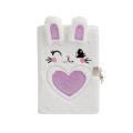 Cute Cartoon Diary Book A5 Notebook With Lock Children's Diary With Lock New Kids' Notebook Cute Plush Diary Book. 