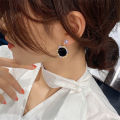 Black Earrings Drop Earrings Girls Crystal Earring Heart Drop Earrings Crystal Earring Women Earrings. 