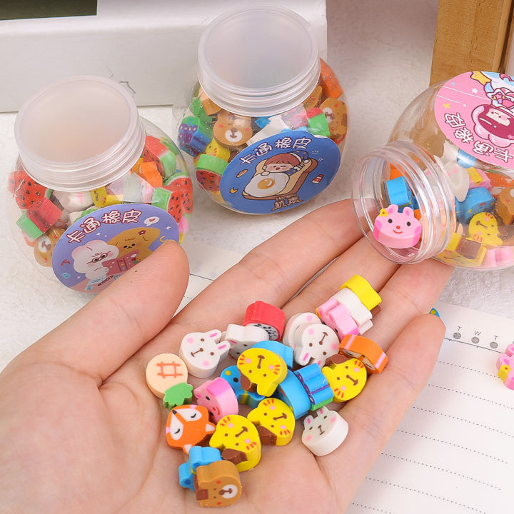 50pcs/box%20Pencil%20Eraser%20Rubber%20Kawaii%20Animal%20Fruits%20Erasers%20Student%20Gift%20Stationery%20For%20Kids%20-%20Image%203
