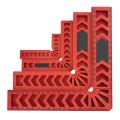 90 Degree Right-Angle Ruler Plastic Woodworking Right Angle Auxiliary Positioner Carpenter Square Rulers Measuring Tools. 