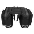 Water-Resistant Portable Bike Pannier Bag - 30L Bicycle Panniers with Reflective Trim, Bike Rear Seat Saddle Bags. 