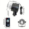 LED Sound Activated Party Lights Control DJ Lighting Disco Ball Strobe Club Lamp 7 Modes Stage Par Light Magic Mini LED Stage Lights For Christmas Home Room Dance Partiee Parties Birthday. 