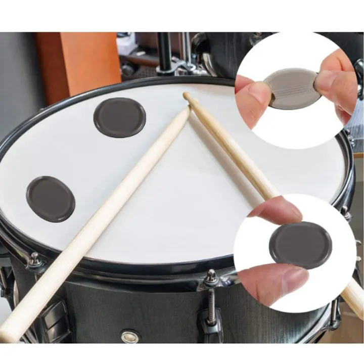 Pcs/%20Silicone%20Self-adhesive%20Snare%20Drum%20Mute%20Drum%20Dumb%20New%20Pad%20Percussion%20Damping%20Transparent%20Pad%20Muffler%20W8E6%20-%20Image%204