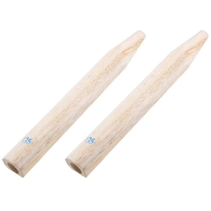 2Pcs Badminton Racket Handle Grip Wooden Badminton Handle Repair of Badminton Racket,G5