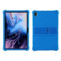 For TCL 10 Tab Max 10.36 inch Silicone Tablet Protective Case with Invisible Bracket. 