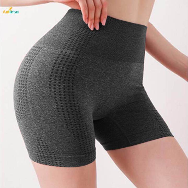 Womens%20Yoga%20Shorts%20High%20Waisted%20Sports%20Shorts%20Casual%20Summer%20Biker%20Shorts%20Athletic%20Shorts%20Workout%20Shorts%20for%20Jogging%20Home%20Gym%20Training%20,%20Gray,%20-%20Image%203
