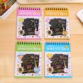 Sketchbook Paper Graffiti DIY Coils Drawing Book Children Creative Scratch Painting Colorful Dazzle Scratch Note 10 pages/book. 