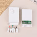 LED String Dimmer EK-04 2/4-Way 8 Function Knob/Solder-Free Type Push Button Type Light Adjustment Controller Fullhouse. 