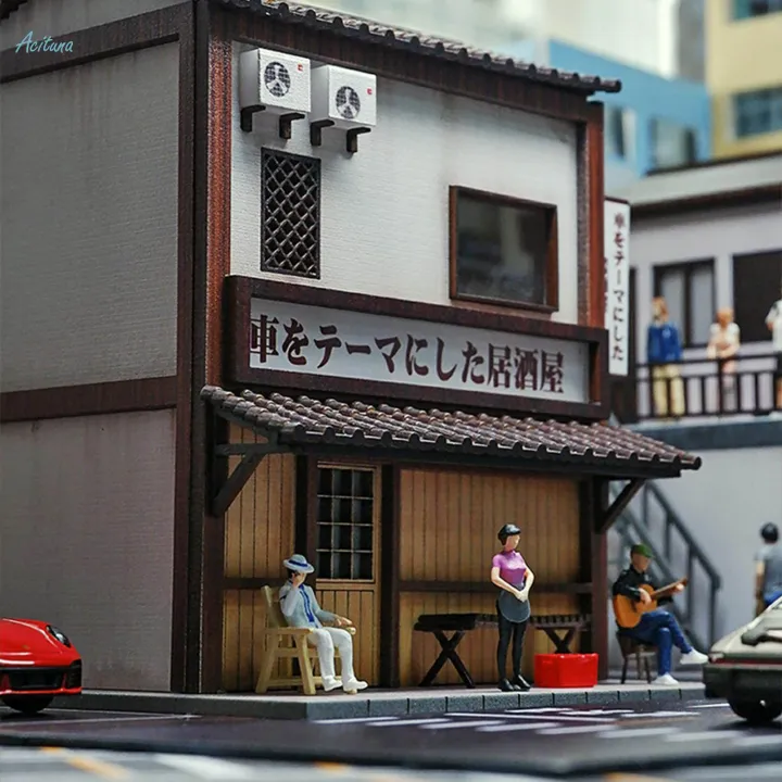 1/64%20Car%20Garage%20Diorama%20Model%20with%20Lighting%20for%20Micro%20Landscape%20Home%20Scenery%20-%20Image%204