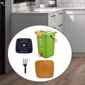 Kitchen Compost Bucket Easy to Clean Waste Bin for Counter Home Pantry L. 