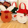 Apples Bag Decoration Santa Claus Decoration Holiday-themed Handbag Children's Christmas Handbag Christmas Handbag Elk Gift Bag New Gift Bag. 