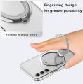 Relaxtoo For Samsung Galaxy S23 Magsafe Magnetism Portability Bracket Back Cover For SamsungS23 GalaxyS23 Ring Stand Ultra Thin Drop Proof Case. 