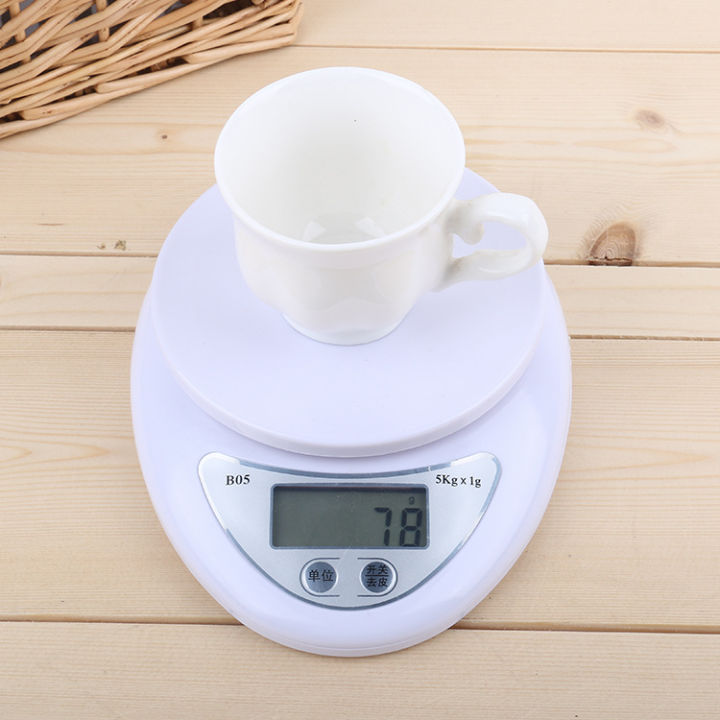 1PC 5kg Portable Digital Scale Scales Food Balance Measuring Weight Kitchen Scale LED Electronic