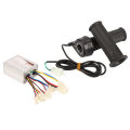 Scooter Controller Throttle Grip Kit Long Line Throttle Handle For Electric Bike. 