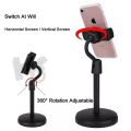 360° Rotation Mobile Phone Stand Universal Scalable Desktop Support Smartphone Holder Facetime Live Streaming Shoot Video phone Holder. 