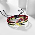 fashionable  Deadpool And Wolverine Best Friend Heart Pendant String Bracelet BFF Friendship Matching Necklace Gifts For Boy Girls Kids. 
