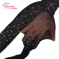 Muses Mall Stockings Sparkling Rhinestone Fishnet Pantyhose for Party Club Look High Elasticity Anti-slip Design Favorite Ultra-thin Fishnet Stockings. 