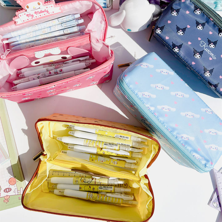 MINISO%20Sanrio%20Large%20Capacity%20Pencil%20Case%20Kawaii%20Cinnamoroll%20Melody%20Kulomi%20Cosmetic%20Bags%20School%20Pencils%20Bag%20Pen%20Case%20Supplies%20Stationery%20-%20Image%203
