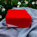 ESH Red color velvet RING box with Magnetic lock rings Gift Boxes, Jewelry Display box gift items for girls. 