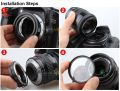 Camera Macro Lens Reverse Adapter Set For Eos 70d 80d 700d 750d 800d 1200d 100d 200d 5d2 5diii 5div 6d Ii 77d 7d Dslr. 